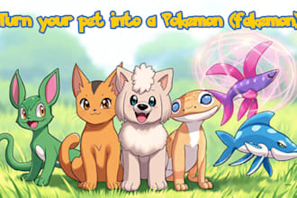 draw your pet as a pokemon or a fakemon