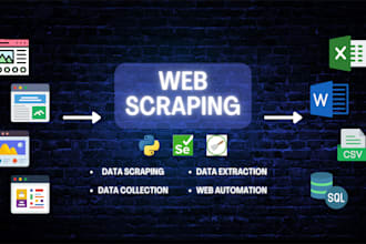 make website scrapers or data extraction tools using web scraping libraries