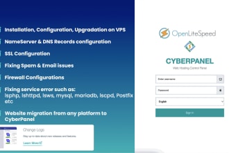 install configure and fix cyberpanel