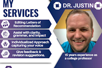 edit reference and recommendation letters