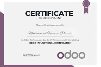 develop and customize odoo modules