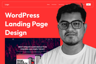 design landing page lead collecting webinar product  and course selling travel