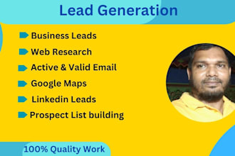 provide b2b lead generation, business leads and linkedin leads