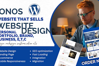 design wordpress website on bluehost hostinger siteground ionos websitehostgator
