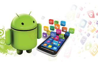do android app development projects by java android studio and flutter