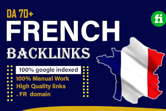 create high quality french backlinks, trust flow france da link building seo