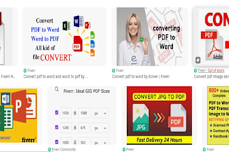 retyping all images, and all PDF documents