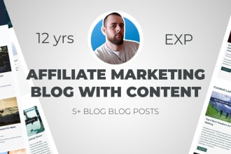 create an optimized affiliate marketing blog using wordpress