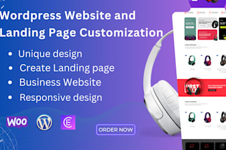 make a mordern responsive landing page for a business or portfolio