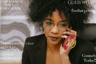 make calls to present and potential clients