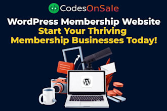 create wordpress membership website subscription website