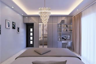 do bedroom interior design and architectural 3d rendering