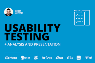 do usability testing in brazil