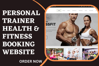 design personal trainer website  coaching websites, build sales funnel