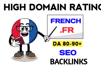 do 150 high authority french dofollow seo backlinks on france based fr domain