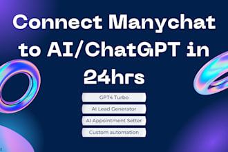 build manychat ai automation using gpt4o in 24hrs