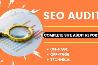 create a professional SEO audit report for your website