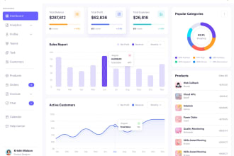 do dashboard, saas website design in figma