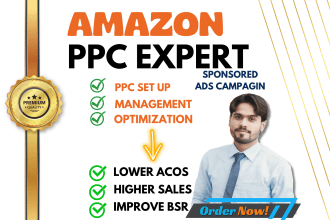 setup, optimize and scale your amazon PPC campaigns and amazon ads