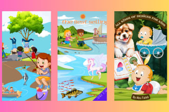 create unique book cover design and ebook cover design