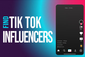 find tiktok influencer list for tik tok promotion