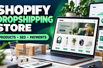 build a shopify dropshipping store with SEO