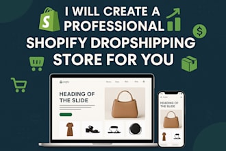 create a shopify dropshipping store