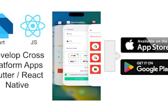 develop flutter react native apps
