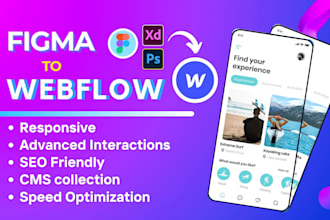 convert figma to webflow website design with webflow templates
