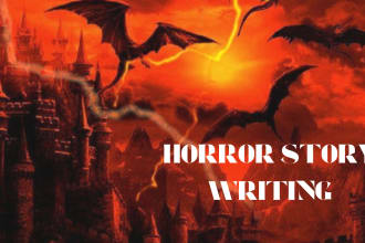 ghostwrite your horror, scary, mystery story, short stories