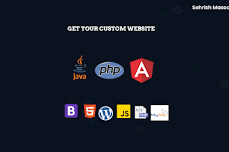 develop website using php codeigniter, restapi,laraval