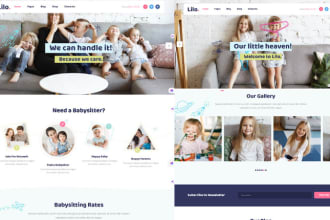 create, a responsive kindergarten site, school, day care, education site