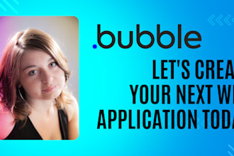 build your web app using bubble io