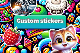 create custom sticker designs tailored to your needs