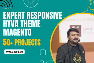 design or redesign magento 2 hyva theme