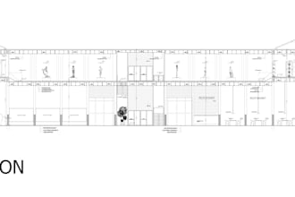 craft professional 2d sections for interiors with technical precision