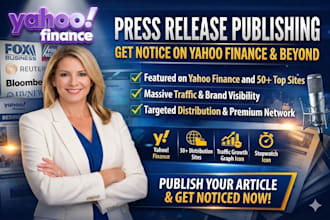 publish your press release on yahoo finance