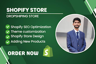 be shopify store developer, shopify expert and SEO expert
