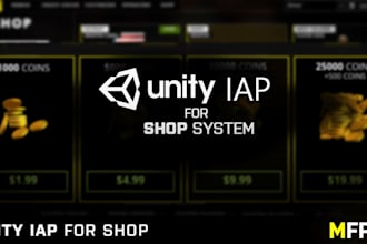 implement unity iap for google play and apple app store