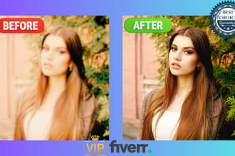 unblur , improve , enhance , upscale low quality photos