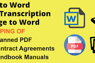convert pdf to word, scanned image to word or google docs