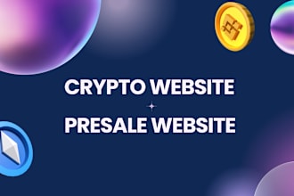 create your memecoin website, presale website