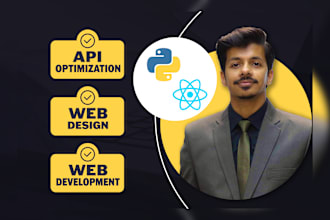 develop modern full stack web app using python django react js vue js