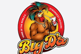 design the best preferred colorful bar logo