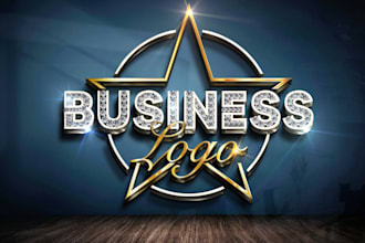design unique professional 3d business logo with free revisions