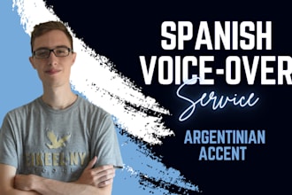 do spanish voice overs with argentinan accent