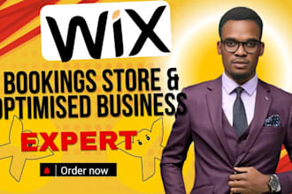 clone wix redesign booking store fixes optimization va wix expert website