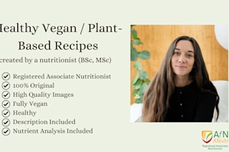 create vegan plant based recipes with optional reel