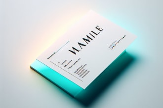 do professional business card or visiting card design