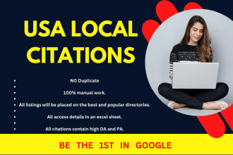 do build top USA local citations